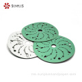 6 inci Abrasives Hook and Loop Green Film